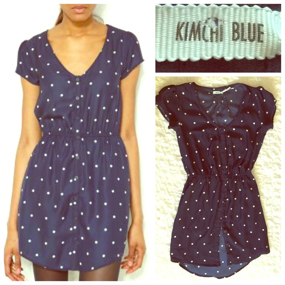 Kimchi Blue polka dot dress
